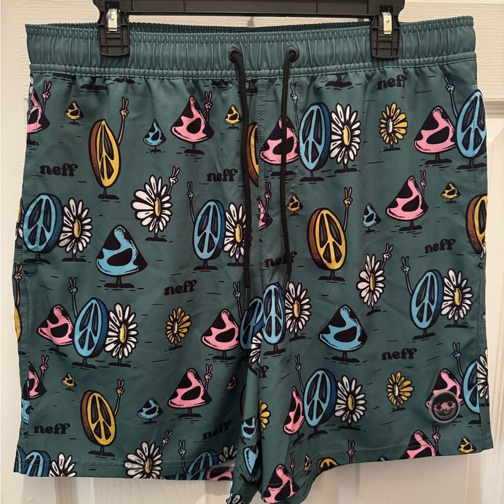 Neff Men's Multicolor Swim Shorts